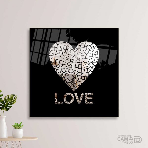 Ayna Tablo Love - Görsel 2