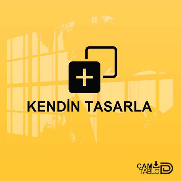 Kare Cam Tablo Tasarla