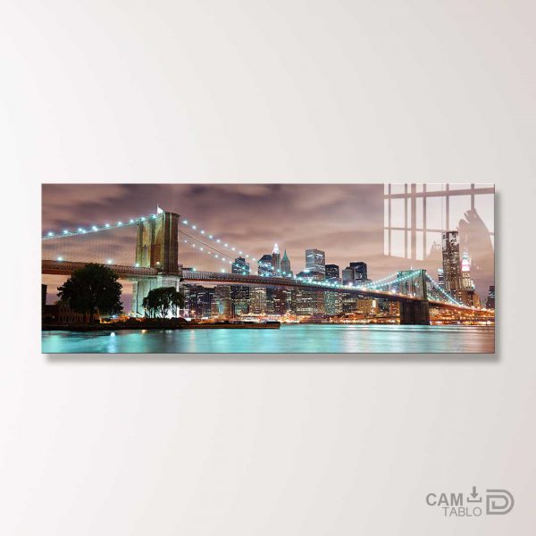 Cam Tablo Brooklyn Köprüsü - Görsel 2