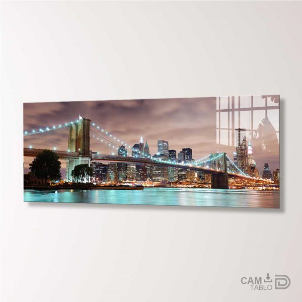 Cam Tablo Brooklyn Köprüsü