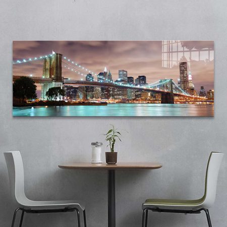 Cam Tablo Brooklyn Köprüsü - Görsel 3