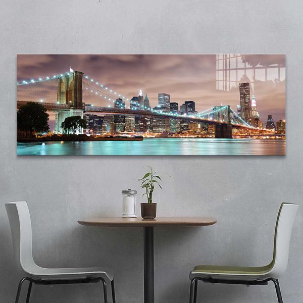 Cam Tablo Brooklyn Köprüsü - Görsel 3