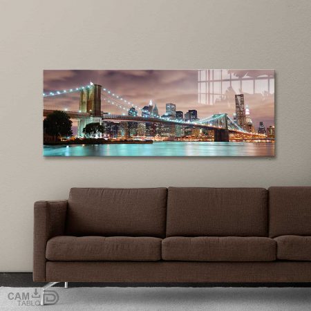 Cam Tablo Brooklyn Köprüsü - Görsel 4