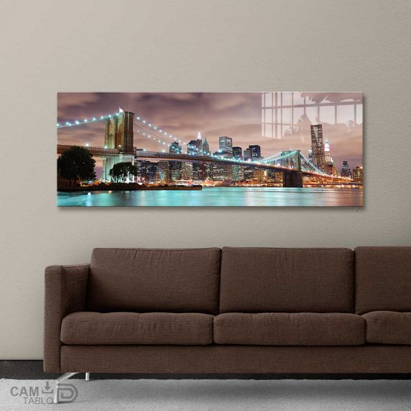 Cam Tablo Brooklyn Köprüsü - Görsel 4
