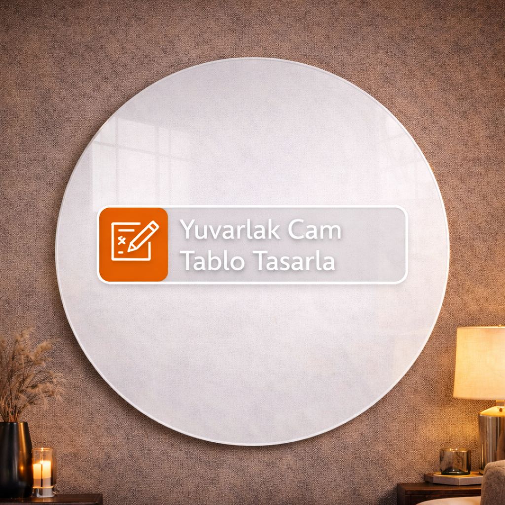 Yuvarlak Cam Tablo Tasarla cam tablo Yuvarlak Cam Tablo Tasarla - Görsel 4